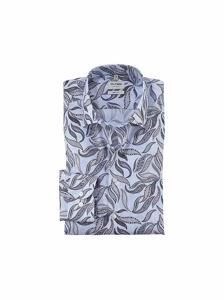 OLYMP LEVEL FIVE | Camicia Body Fit | Blu