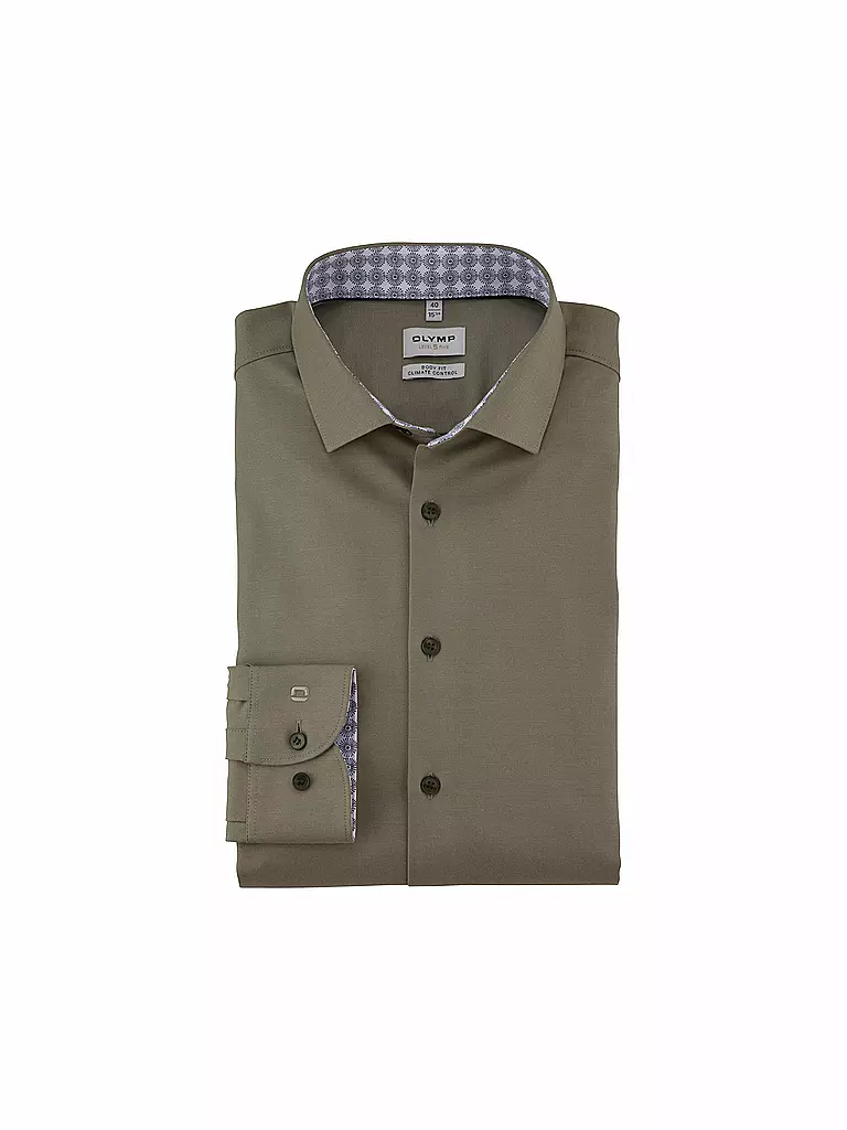 OLYMP LEVEL FIVE | Camicia Body Fit | Oliva