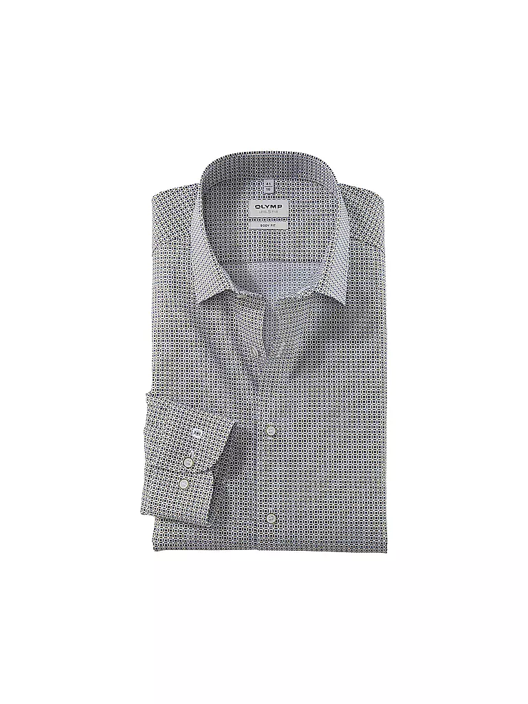 OLYMP LEVEL FIVE | Camicia Body Fit | Blu