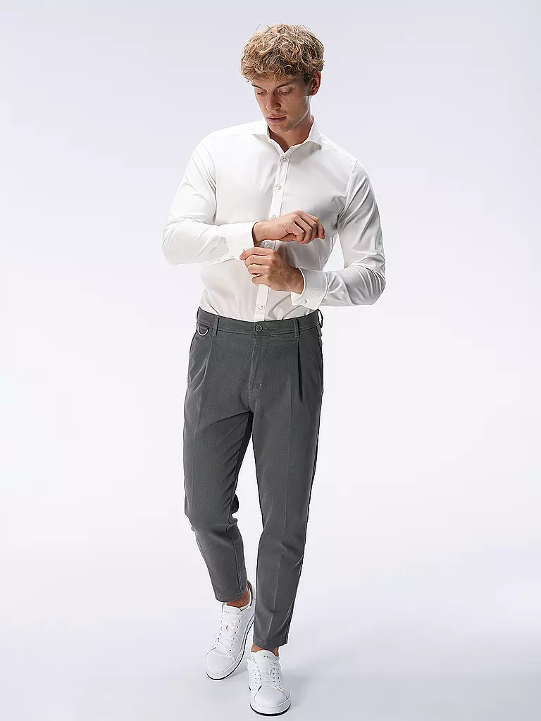 OLYMP LEVEL FIVE | Camicia Body Fit | Beige