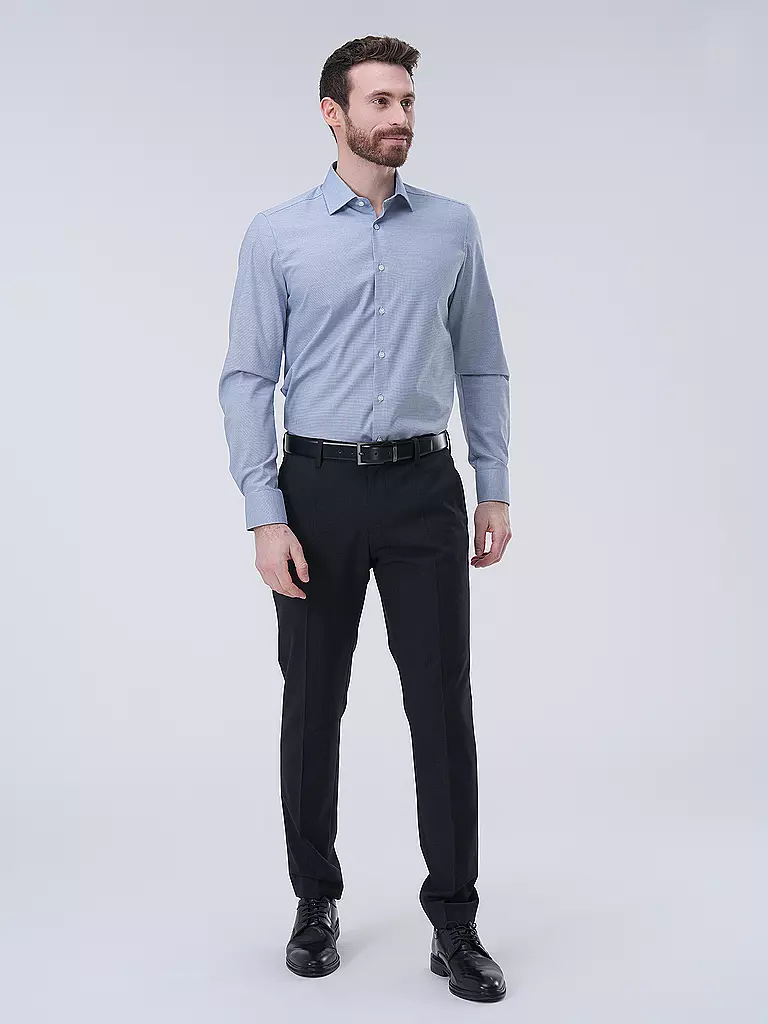 OLYMP LEVEL FIVE | Camicia Body Fit | Blu chiaro