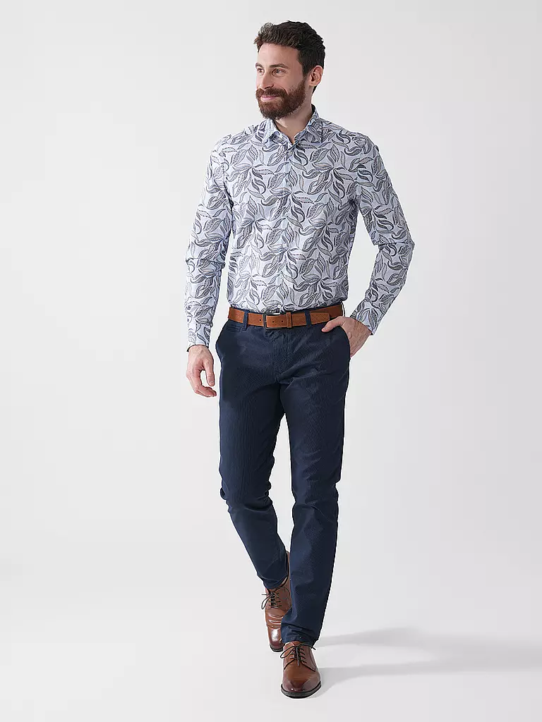 OLYMP LEVEL FIVE | Camicia Body Fit | Blu