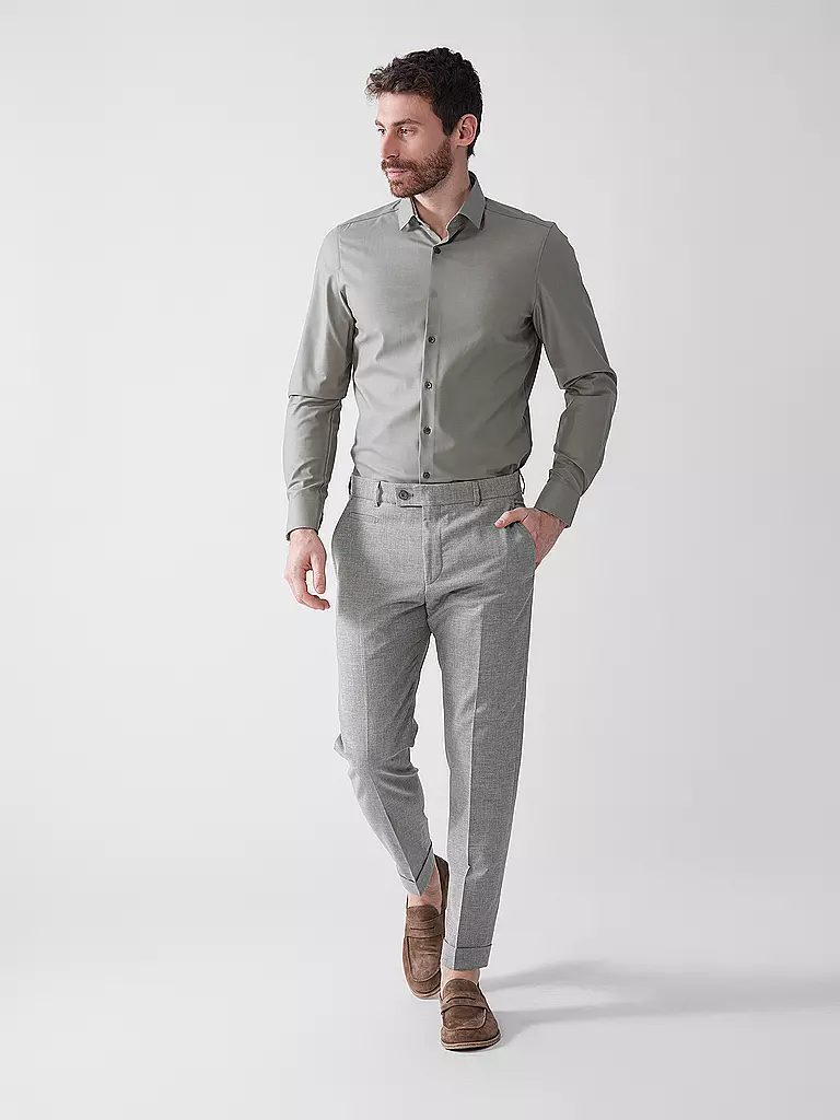 OLYMP LEVEL FIVE | Camicia Body Fit | Oliva