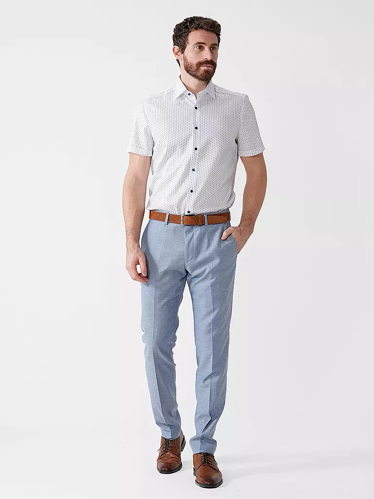 OLYMP LEVEL FIVE | Camicia Body Fit | Blu