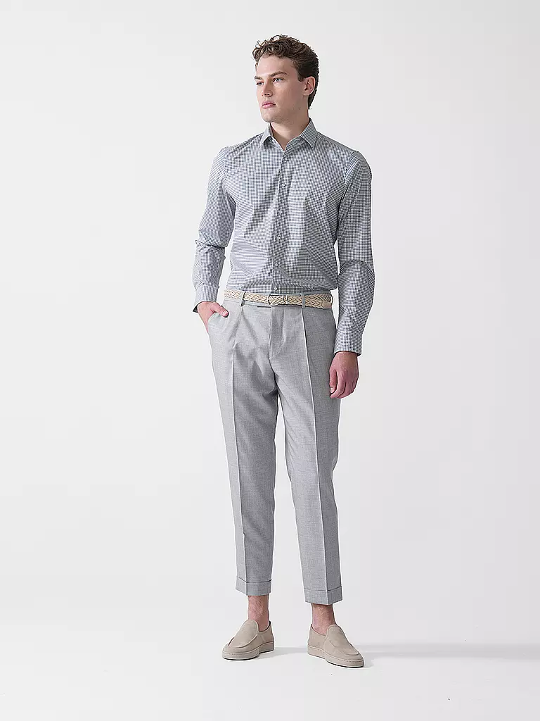 OLYMP LEVEL FIVE | Camicia Body Fit | Blu