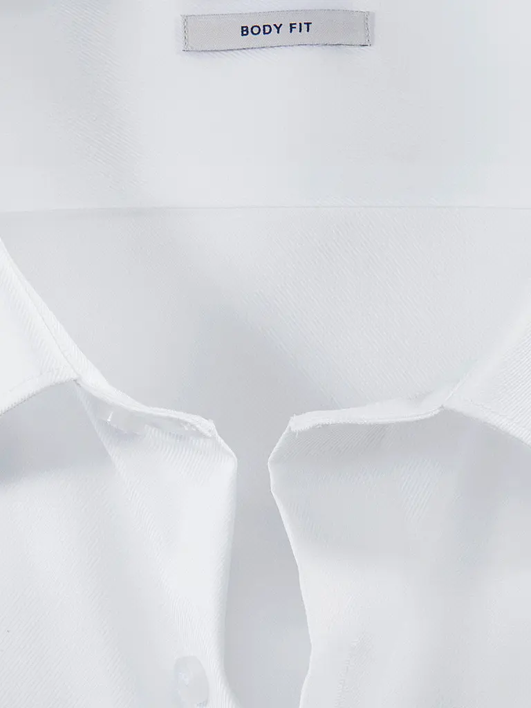 OLYMP LEVEL FIVE | Camicia Body Fit | Bianco