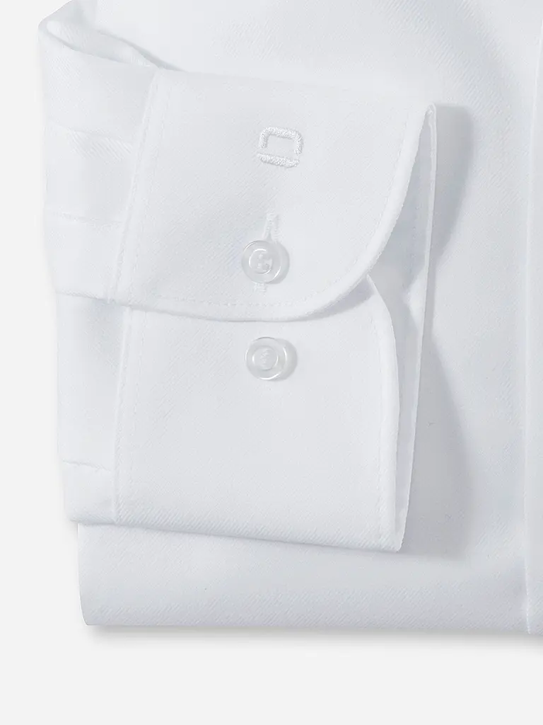 OLYMP LEVEL FIVE | Camicia Body Fit | Bianco