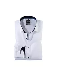 OLYMP LEVEL FIVE | Camicia Body-Fit | Bianco