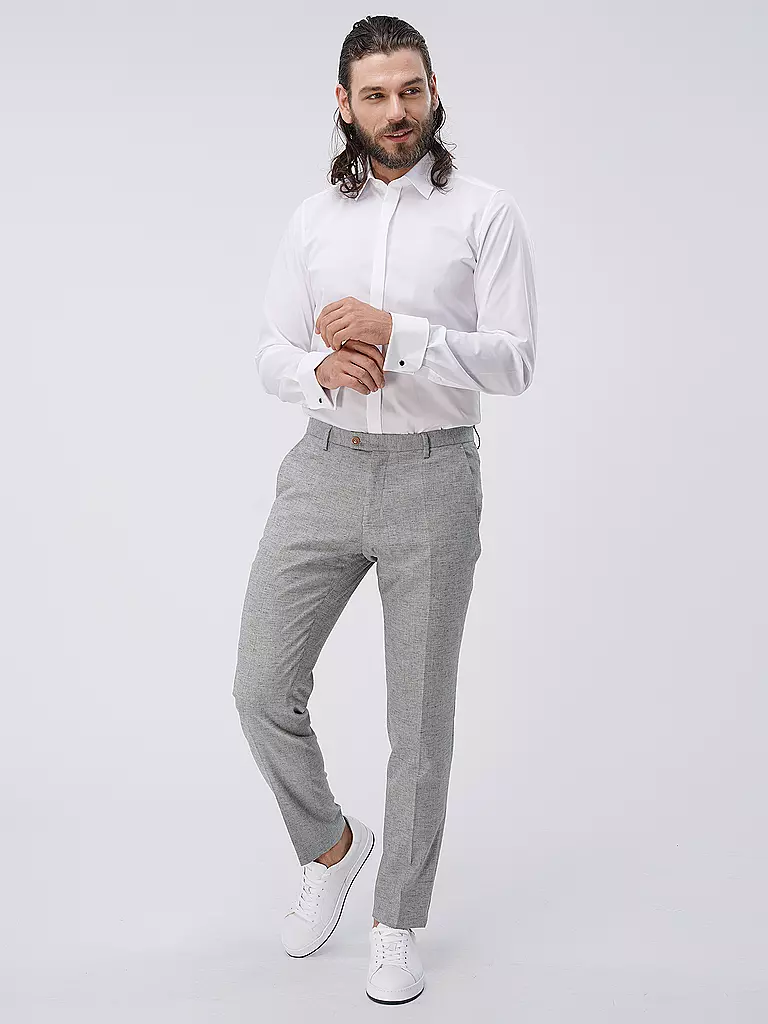 OLYMP LEVEL FIVE | Camicia business slim fit | Bianco