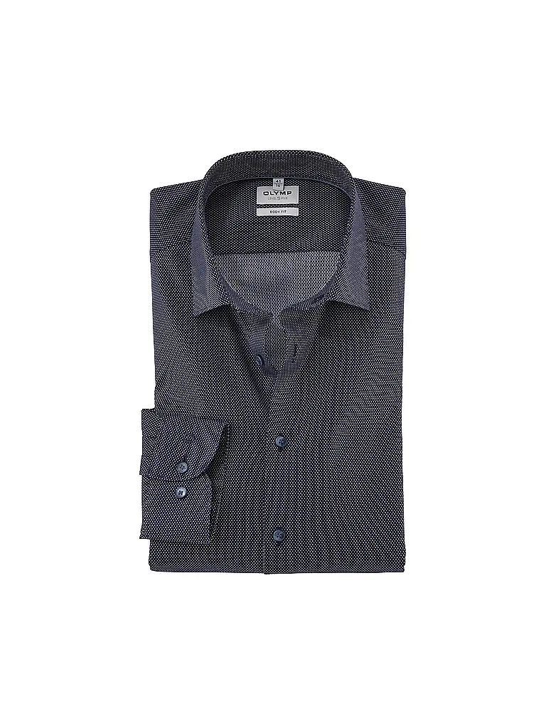 OLYMP LEVEL FIVE | Camicia Slim Fit | Blu scuro