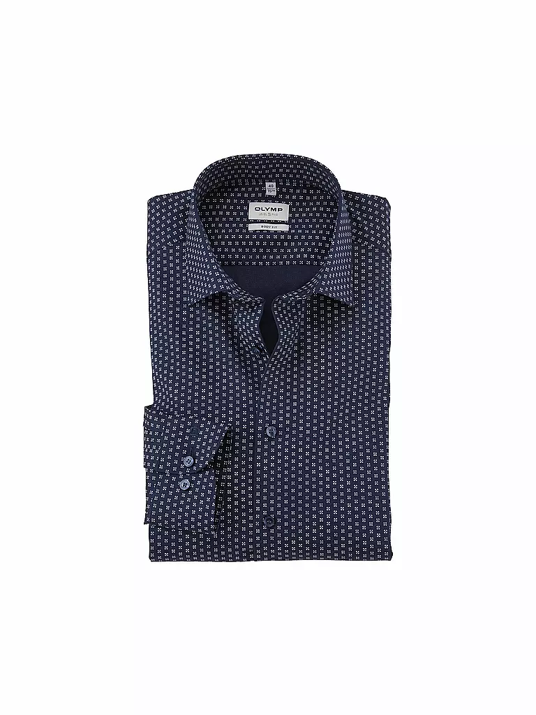 OLYMP LEVEL FIVE | Camicia Slim Fit | Blu scuro