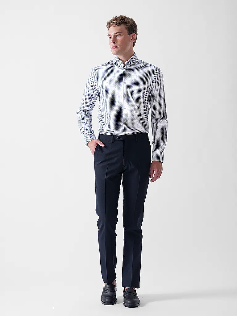OLYMP LEVEL FIVE | Camicia Slim Fit | Blu scuro