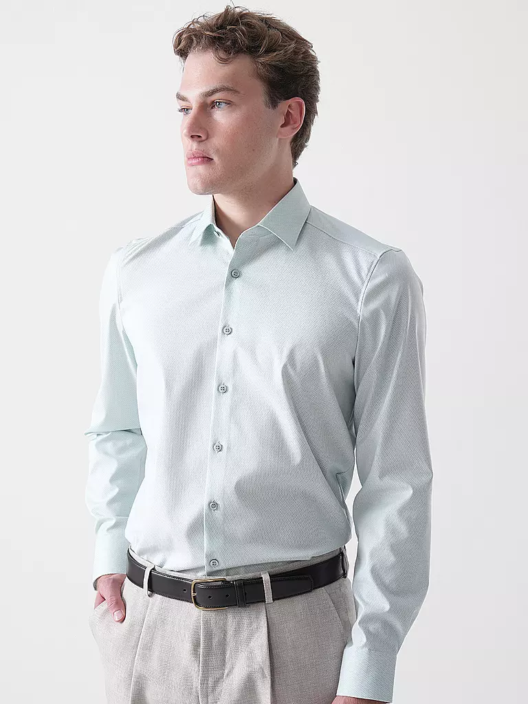 OLYMP LEVEL FIVE | Camicia Slim Fit | Verde chiaro