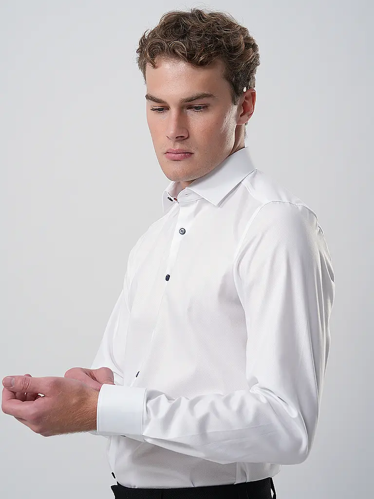 OLYMP LEVEL FIVE | Camicia Slim Fit | Bianco