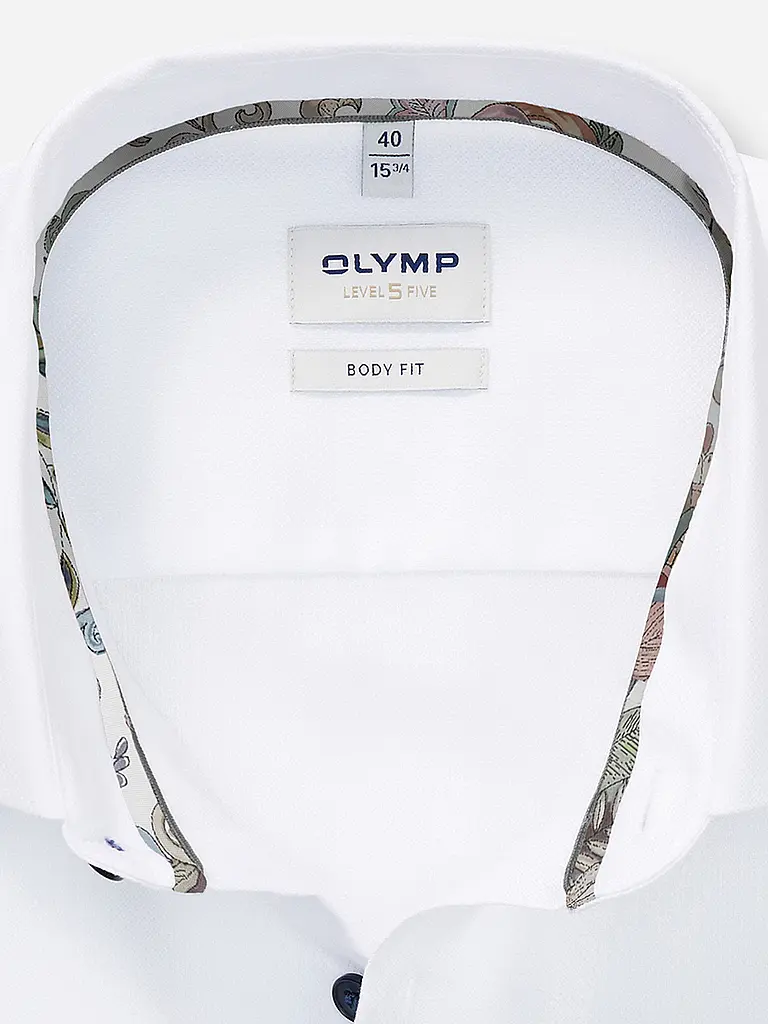 OLYMP LEVEL FIVE | Camicia Slim Fit | Bianco