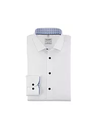 OLYMP LEVEL FIVE | Camicia Body Fit | Bianco