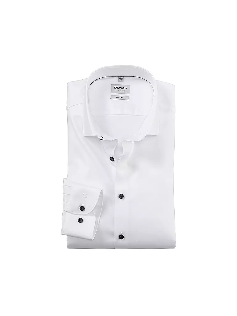 OLYMP LEVEL FIVE | Hemd Body Fit  | Bianco