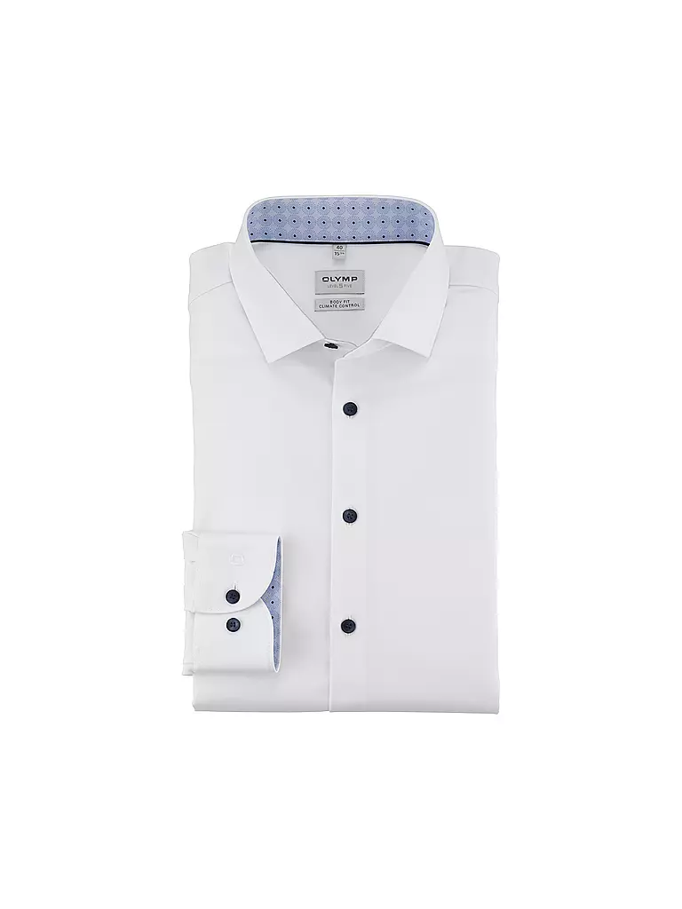 OLYMP LEVEL FIVE | Hemd Body Fit  | Bianco