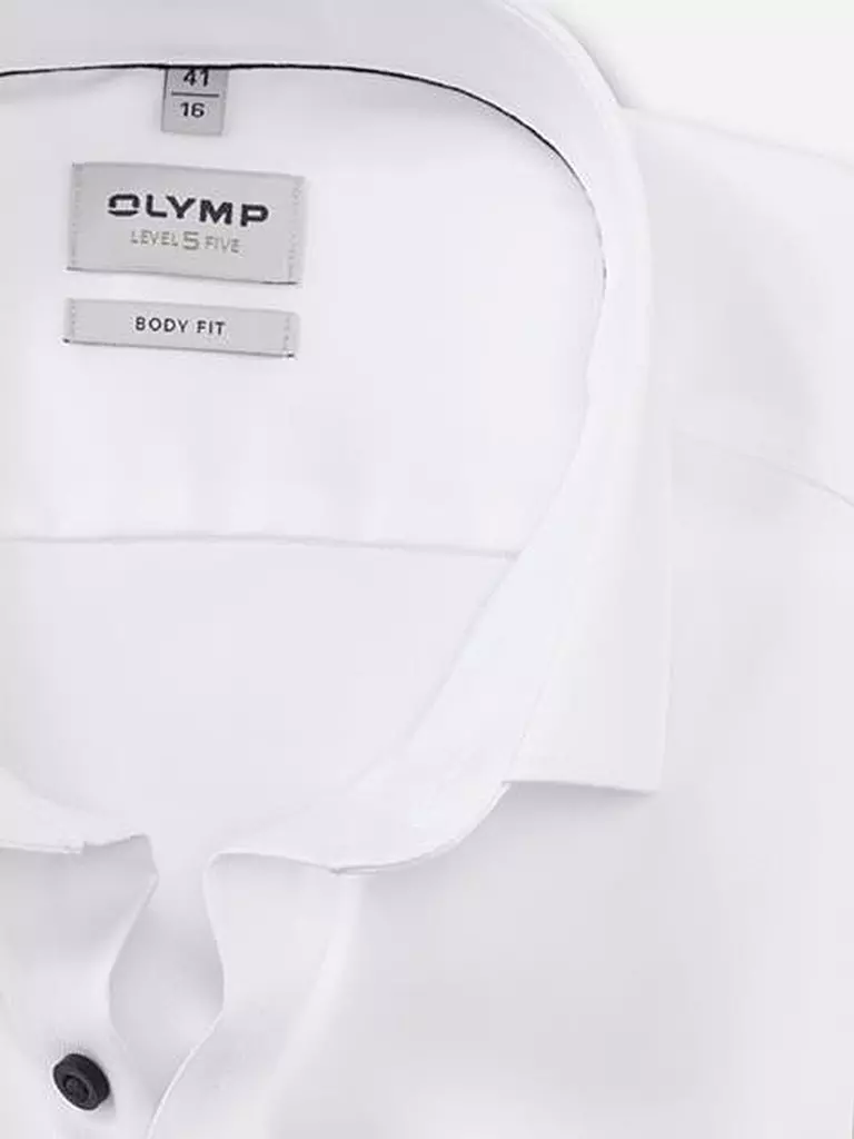 OLYMP LEVEL FIVE | Hemd Body Fit  | Bianco