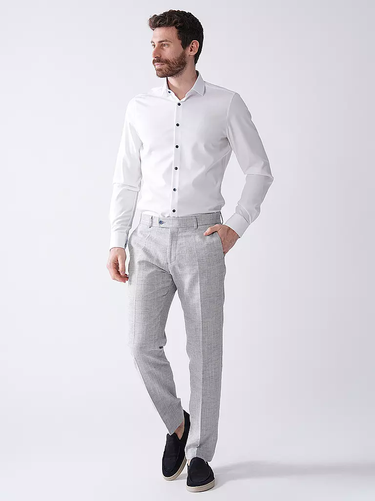 OLYMP LEVEL FIVE | Hemd Body Fit  | Bianco