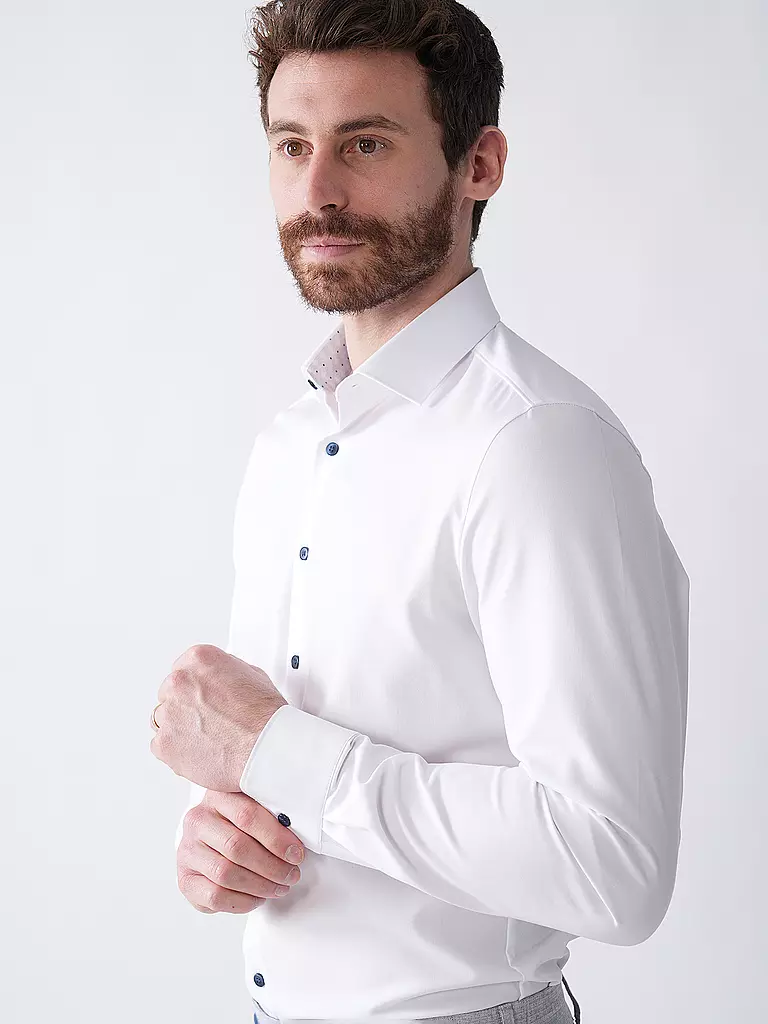 OLYMP LEVEL FIVE | Hemd Body Fit  | Bianco