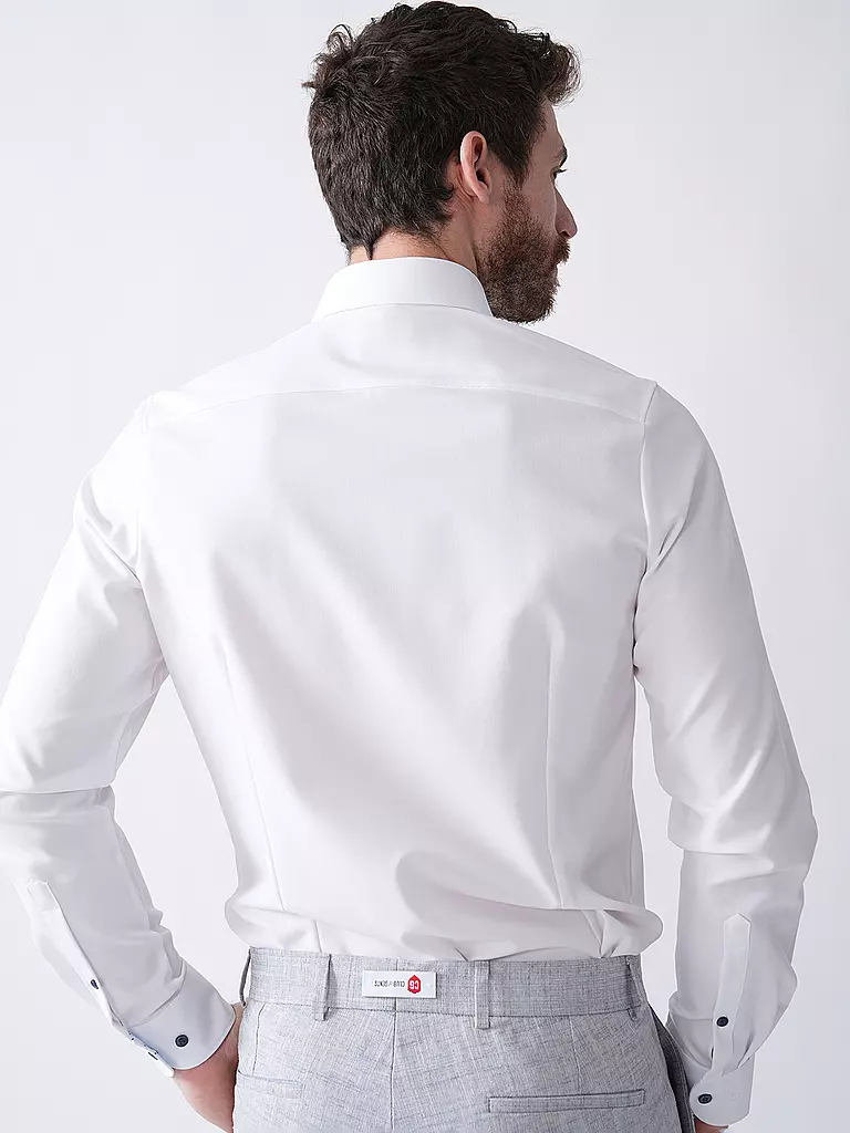OLYMP LEVEL FIVE | Hemd Body Fit  | Bianco