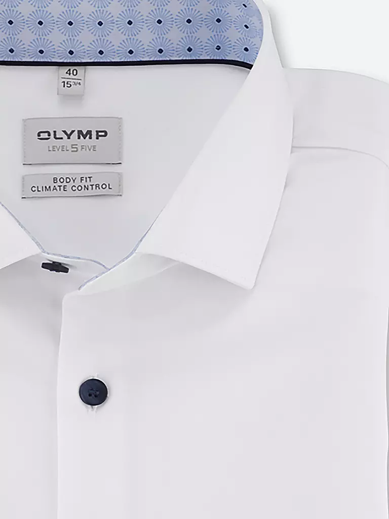 OLYMP LEVEL FIVE | Hemd Body Fit  | Bianco