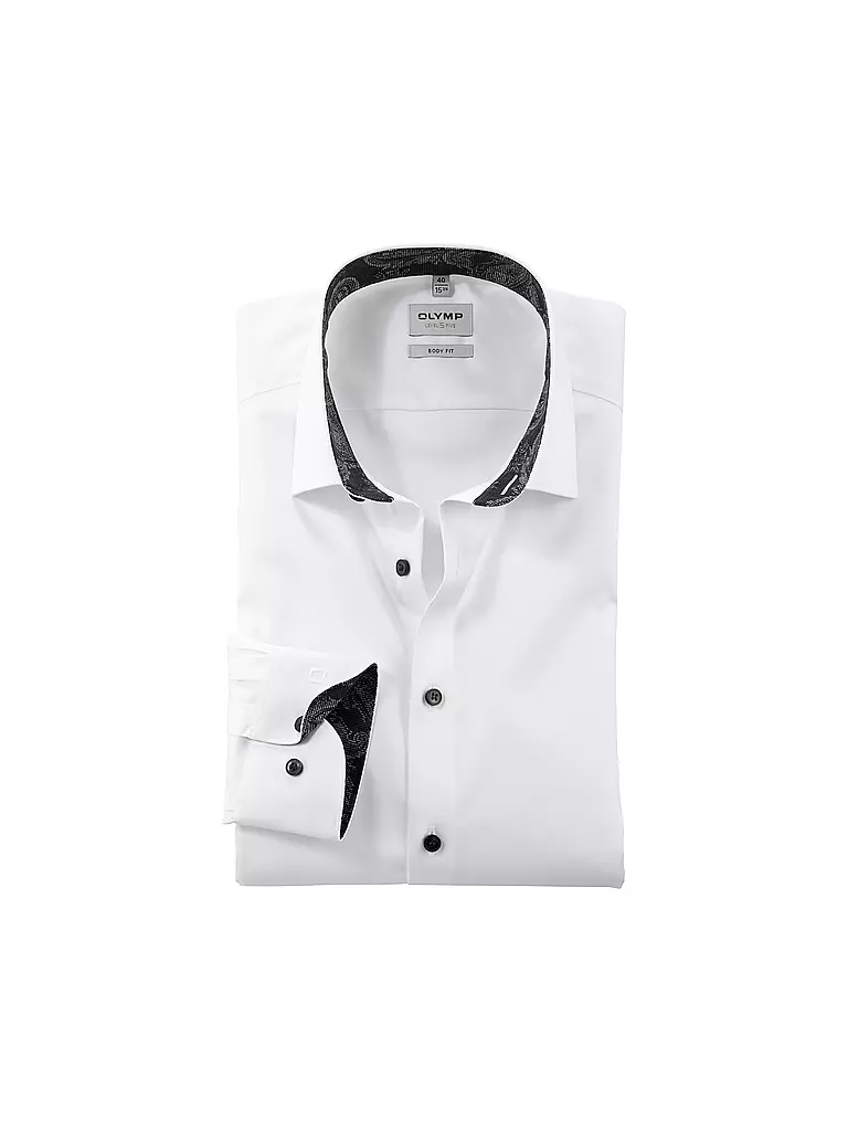 OLYMP LEVEL FIVE | Hemd Body Fit | Bianco