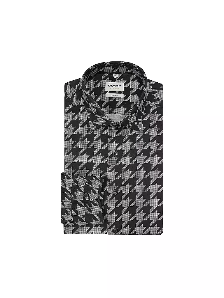 OLYMP LEVEL FIVE | Hemd Body Fit | Nero