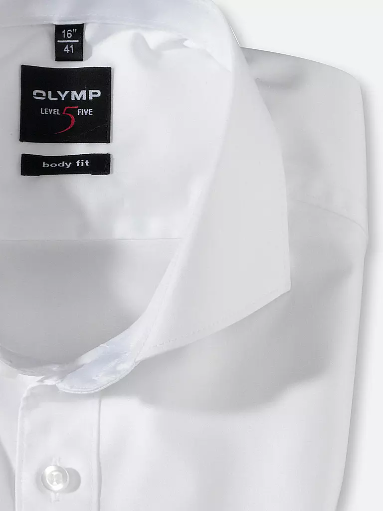 OLYMP LEVEL FIVE | Hemd Body Fit | Bianco