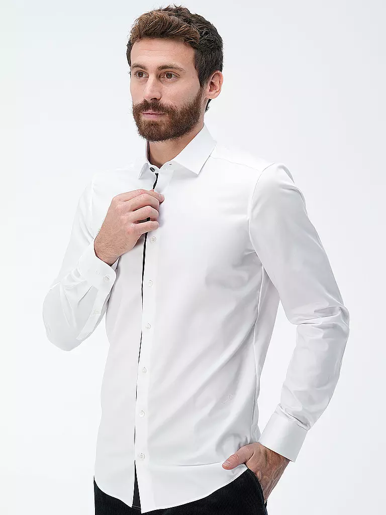 OLYMP LEVEL FIVE | Hemd Body Fit | Bianco