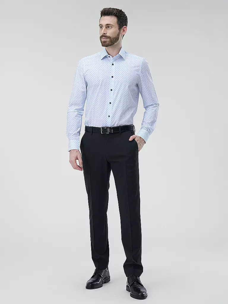 OLYMP LEVEL FIVE | Hemd Body Fit | Blu chiaro