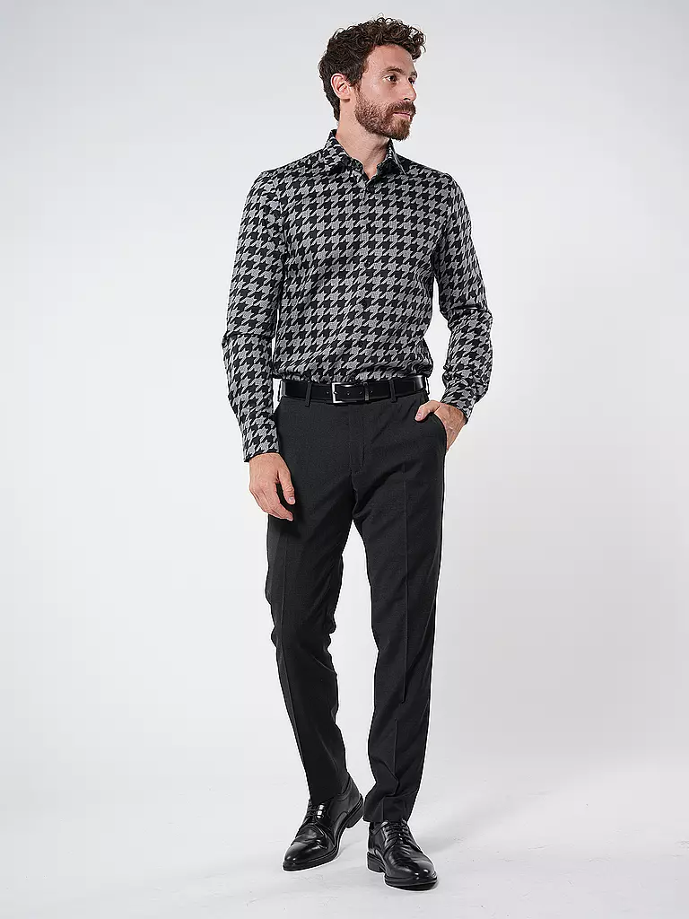 OLYMP LEVEL FIVE | Hemd Body Fit | Nero
