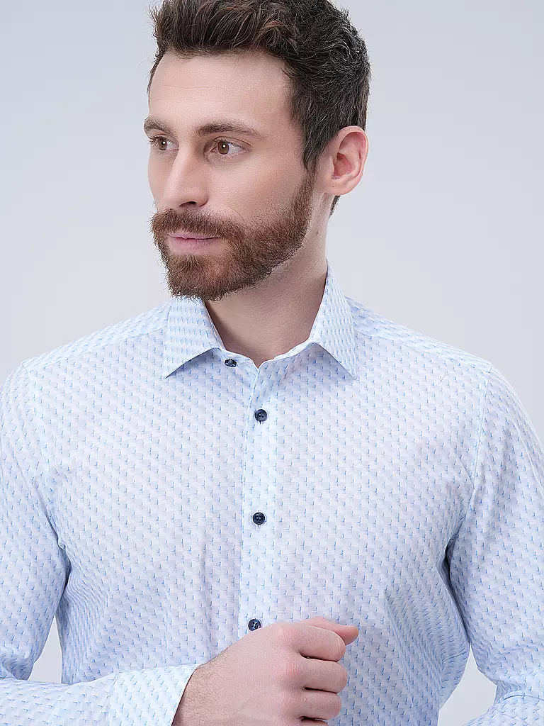 OLYMP LEVEL FIVE | Hemd Body Fit | Blu chiaro