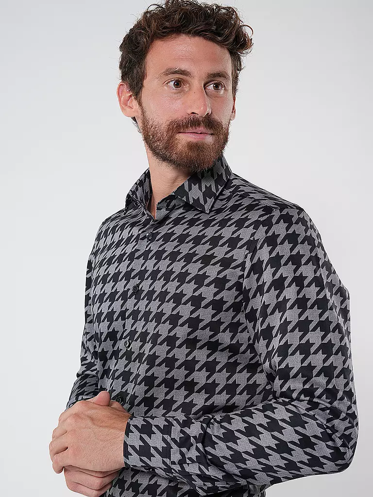 OLYMP LEVEL FIVE | Hemd Body Fit | Nero