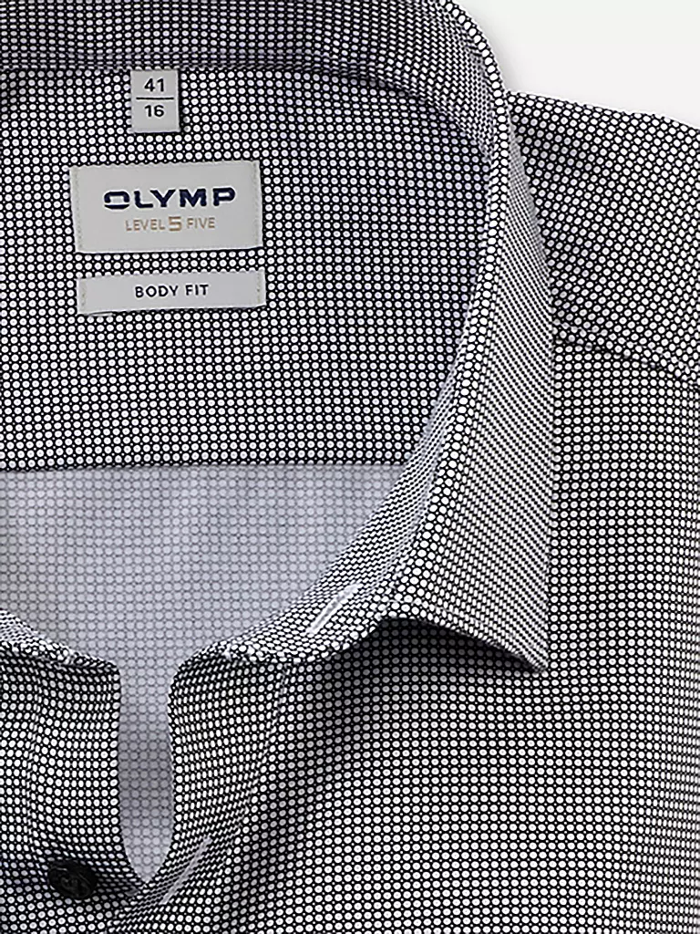 OLYMP LEVEL FIVE | Hemd Body Fit | Nero