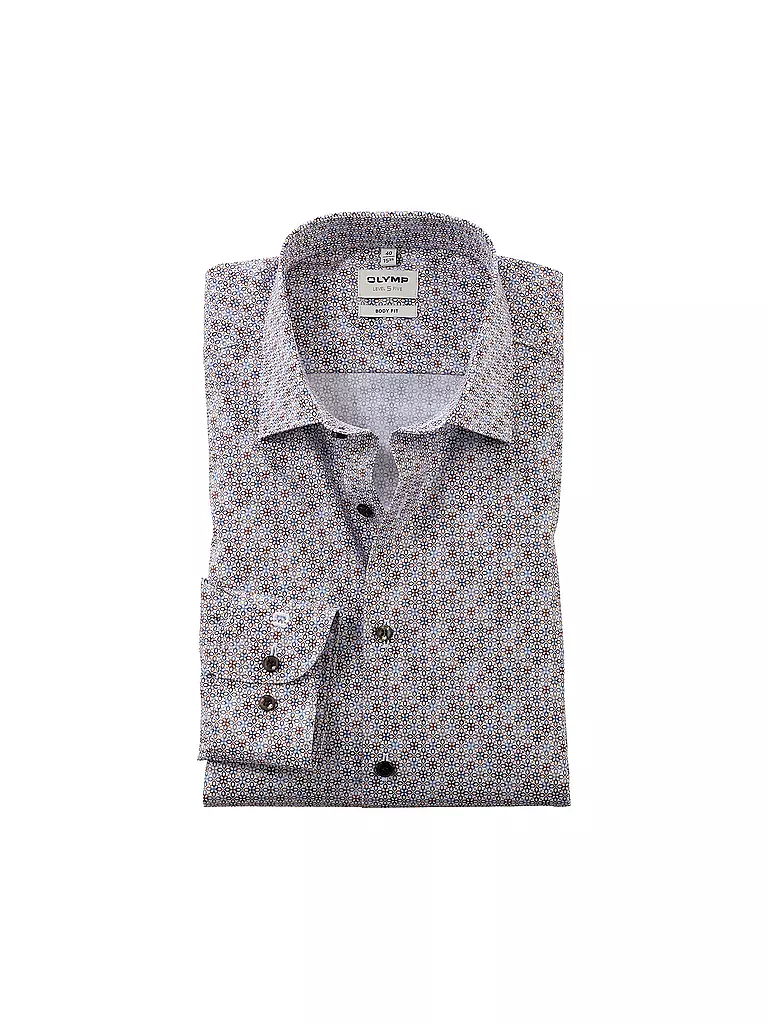 OLYMP LEVEL FIVE | Hemd Slim Fit  | Marrone