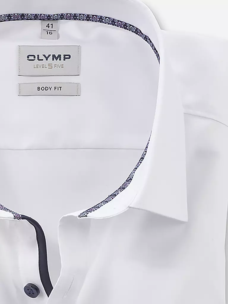 OLYMP LEVEL FIVE | Hemd Slim Fit  | Bianco