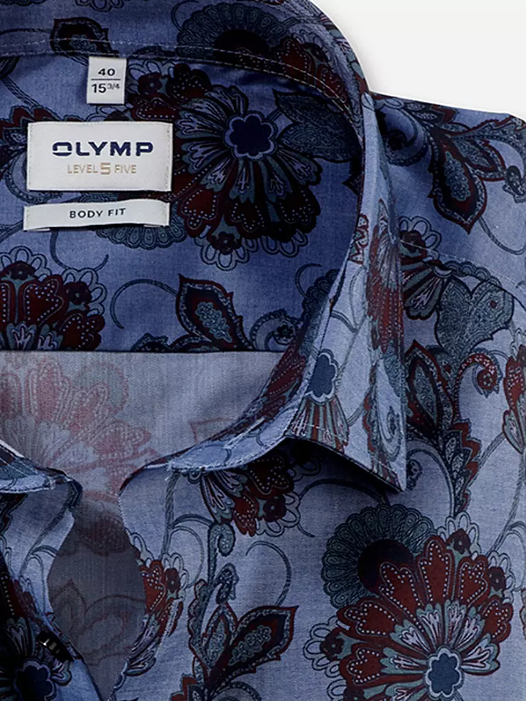OLYMP LEVEL FIVE | Hemd Slim Fit  | Blu
