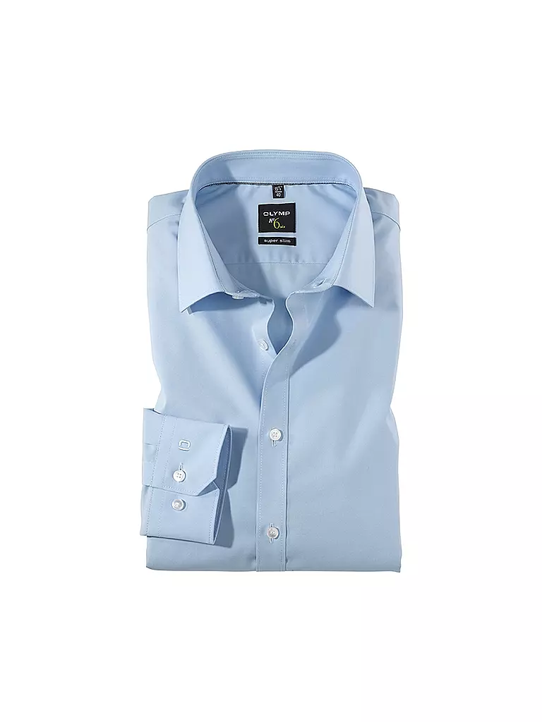 OLYMP NO.6 | Camicia business super slim | Blu