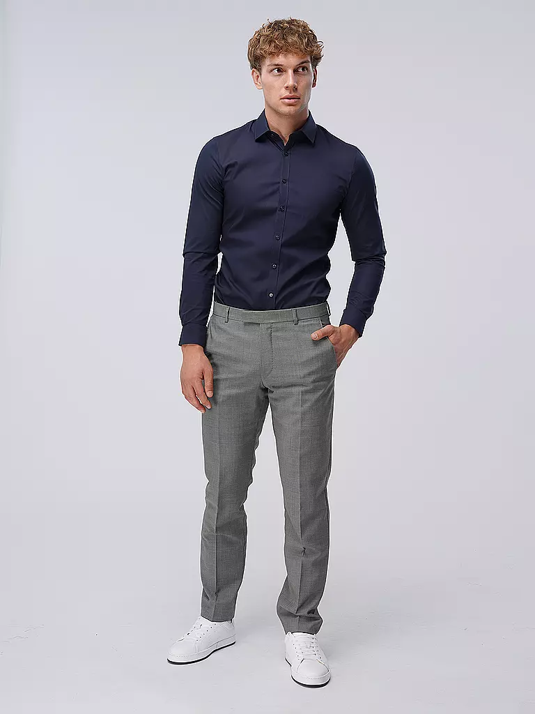 OLYMP NO.6 | Camicia business super slim | Blu