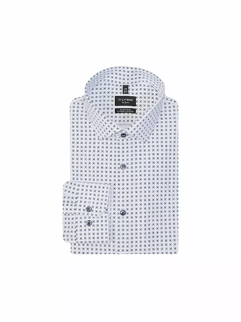 OLYMP NO.6 | Camicia Slim Fit | Bianco