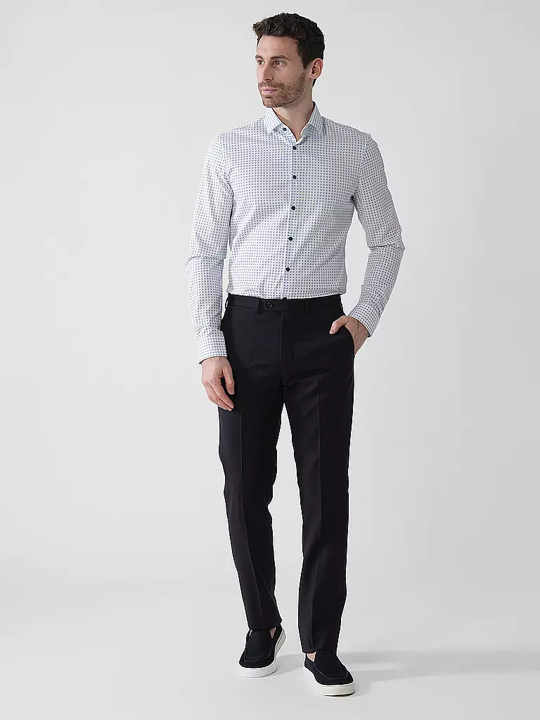 OLYMP NO.6 | Camicia Slim Fit | Bianco
