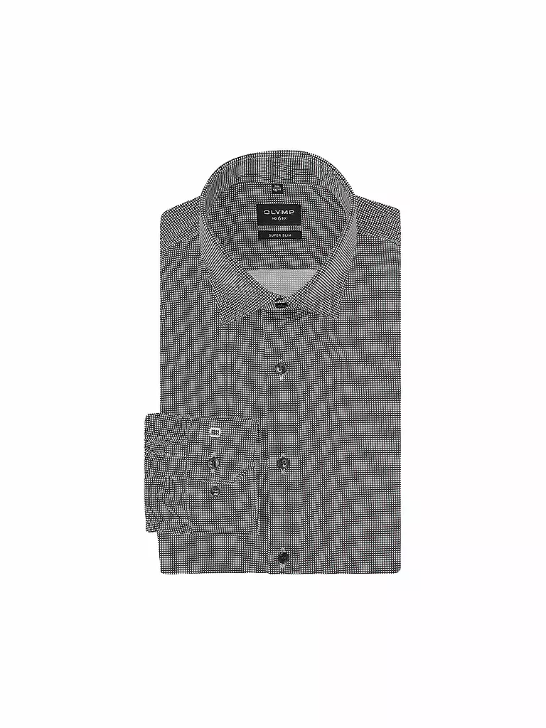 OLYMP NO.6 | Camicia Super Slim | Nero