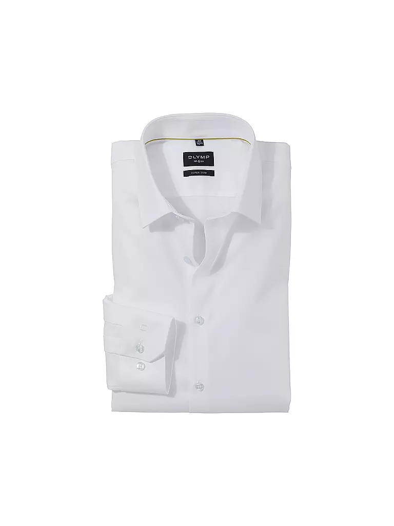 OLYMP NO.6 | Camicia SUPER SLIM | Bianco