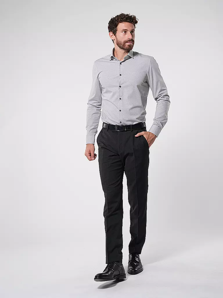 OLYMP NO.6 | Hemd  Super Slim | Bianco