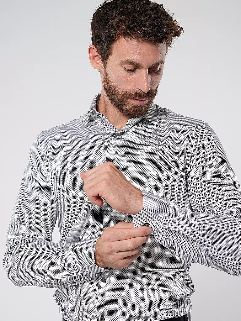 OLYMP NO.6 | Hemd  Super Slim | Bianco