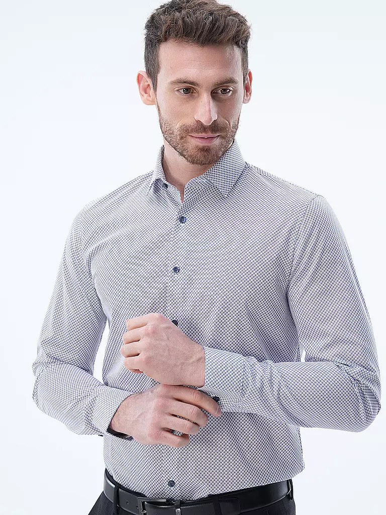 OLYMP NO.6 | Hemd Super Slim Fit  | Bianco