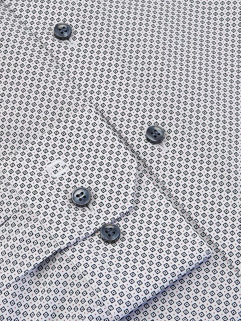 OLYMP NO.6 | Hemd Super Slim Fit  | Bianco