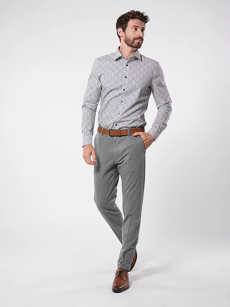 OLYMP NO.6 | Hemd Super Slim | Marrone